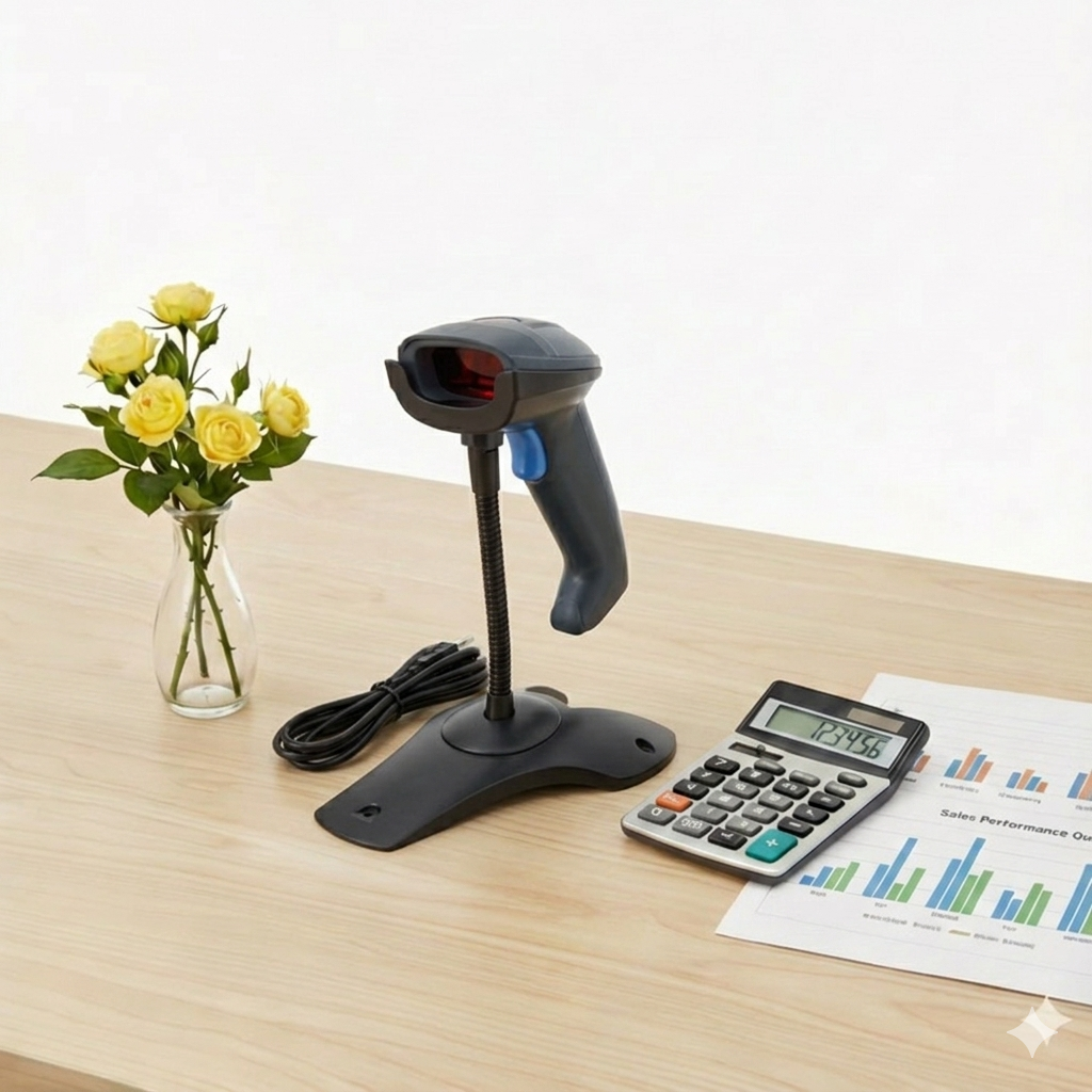 قارئ باركود (700 UPOS) (2شعاع)